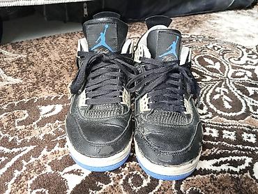 jordan 4: Мужские кроссовки, 40, Air Jordan, Б/у, цвет - Черный — 1