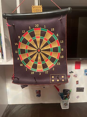 darts: Asma maqnitli dart lövhəsi dəsti 5-DƏNƏ MAQNİTLİ ÇUBUQ(AZ İŞLƏNMİŞ) - — 2
