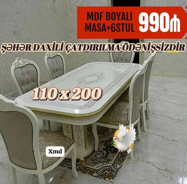 Masa və oturacaq dəstləri: Masa desti yeni