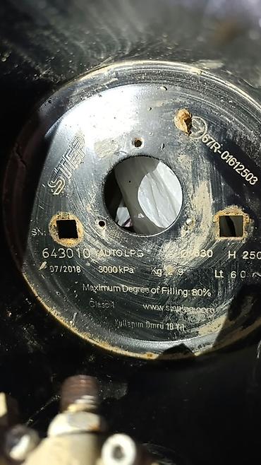 teker 07: STEP markalı toroidal LPG (AUTO LPG) qaz balonu - Tip: Toroidal — 3