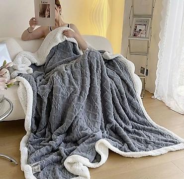 гусиные одеяла: Плед, Китай, Новый, Шерсть, Все сезоны, Плюшевый — 4