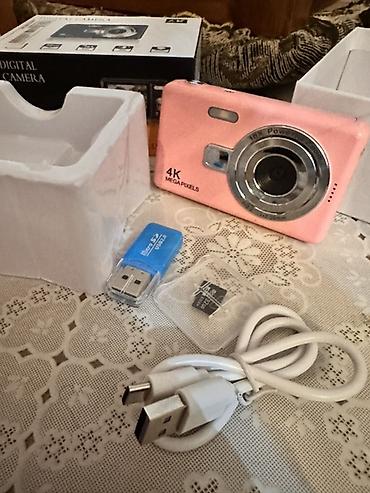 Foto və videokameralar: 📷 4K Rəqəmsal Kamera – Yeni kimi, 32 GB kart və tam komplekt Satılır — 4