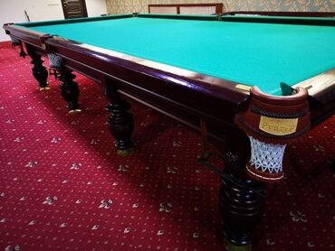 Bilyard masaları: - Bilyard masalarının təmiri, parçaların, rezinlərin, luzaların — 12