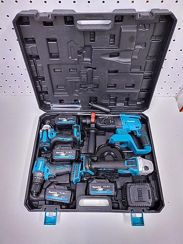 panasonic eneloop: Комплект аккумуляторного инструмента Makita 36V в кейсе Состав — 3