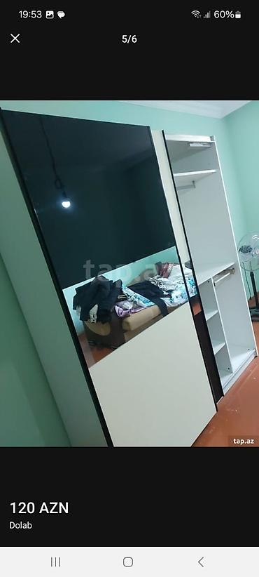 kapron borular: Dolab – sürgülü qapılı - Model: iki sürgülü qapı, bir qapıda böyük — 5