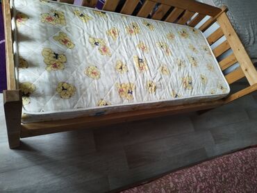 мебель для прихожей в бишкеке: Детская односпальная кровать, Б/у, Для девочки, Для мальчика, С матрасом, Дерево, Самовывоз