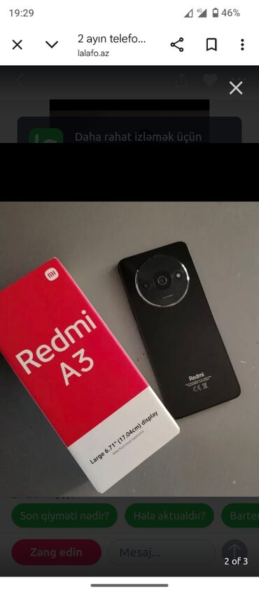 xiaomi a1: Xiaomi Redmi Note 3, rəng - Qara, 
 Sensor, Barmaq izi, İki sim kartlı