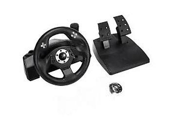 Oprema za video igre: Gejming volan sa pedalama i ručicom menjača – USB Opis: - Set za — 14
