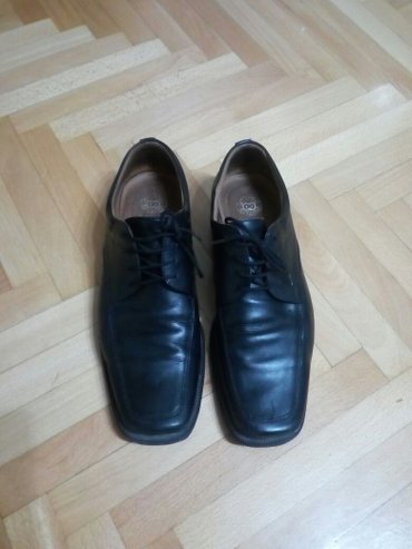 duge crne cizme: Br. 44, duzina gazista 31 cm, bez ostecenja, kožne