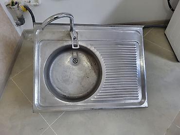 вытишка кухня: Мойка с краном б/у 1500 сом — 1