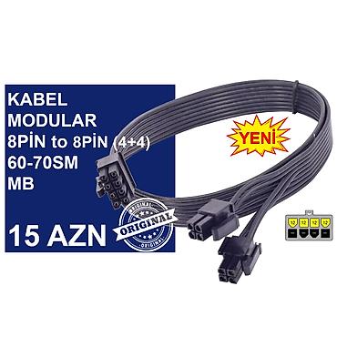 6 pin: Kabellər "4/8/24pin/MOLEX CPU/MB Original" MƏHSULLAR TAM ORİGİNALDIR — 8