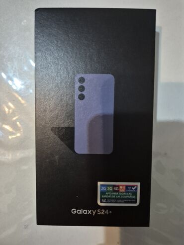 samsung s22 ultra ekran: Samsung Galaxy S24+, 256 GB, rəng - Göy, Sensor, Barmaq izi, Simsiz şarj