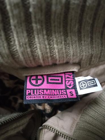 nike sb 47: Plus Minus Bež vojnički stil jakna sa nitnama i rebrastim detaljima - — 10