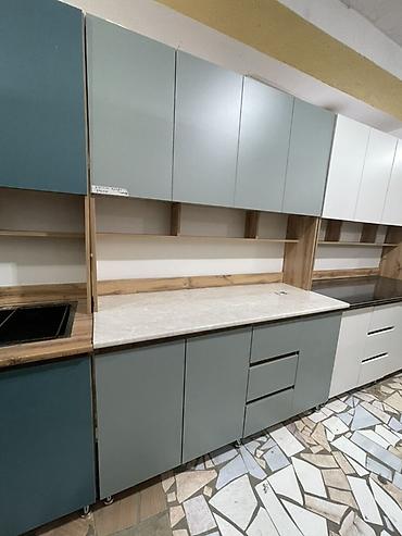 Кухонные гарнитуры: Кухонный гарнитур современного дизайна - Прямые кухонные модули с — 9