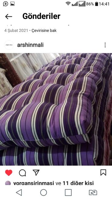 Yorğanlar, adyallar: CEHİZLİK YORĞAN-DÖŞƏK SİFARİŞİ
 YUN VƏ QAZ TÜKÜ SATIŞI — 7