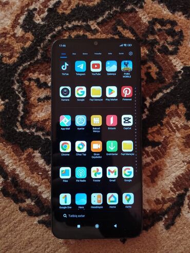 telefonlar xiomi: Xiaomi Redmi 12C, 128 GB, rəng - Göy, 
 Sensor, Barmaq izi, İki sim kartlı