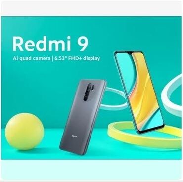 xiaomi 13 qiymeti: Xiaomi Redmi 9, 32 GB, rəng - Boz, 
 İki sim kartlı, Barmaq izi, Sensor