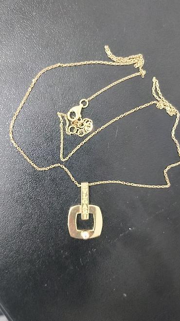 Подвеска с цепочкой BVLGARI 585 пр.45 см. - Материал: золото жёлтого
