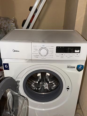 kitab alan: Paltaryuyan maşın Midea, 6 kq, İşlənmiş, Avtomat, Qurutmasız, Kredit yoxdur, Ünvandan götürmə — 3