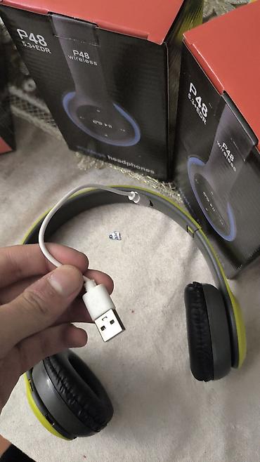 Audio: Son qiymət 6 azn qalmadı son 3 kutu P48 Wireless qulaqlıq – Bluetooth — 4