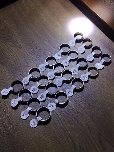 Кольца: Комплект стильных колец из нержавеющей стали. 1шт по 50сом Модели — 21