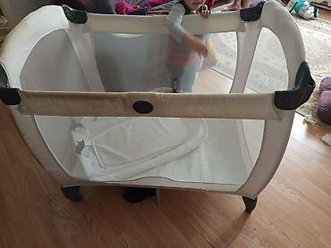 Beşiklər: Uşaq üçün qatlanan park yataq (playpen) - Brend: Graco (Electra — 10
