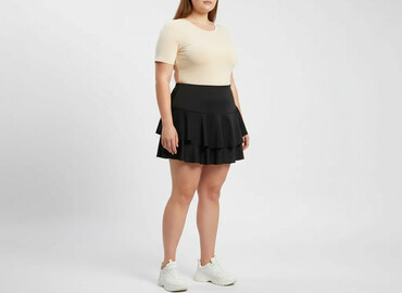 spodenki pod krótką spódniczkę: Shein Curve, Спідниця жіноча, розмір 4XL