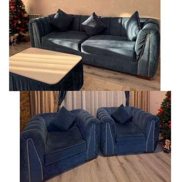 Divanlar: G5Divan 2kreslo pufiq satilir 650₼. Unvan Binə Atçılıq yaşayış