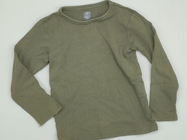 khaki bluzka: Bluzka, H&M, 5-6 lat, 110-116 cm, stan - Bardzo dobry