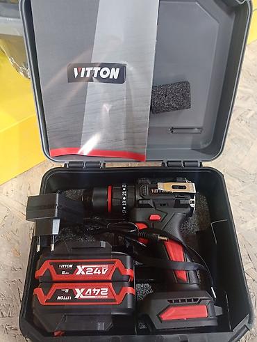 Инструменты: Аккумуляторная дрель‑шуруповёрт VITTON 24V - Питание: аккумуляторная — 2