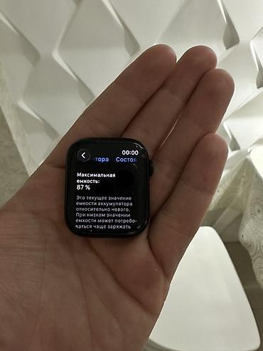 Smart saatlar: Apple Watch Series 7 45mm Ideal vəziyyətdədir,çox səligəli istifadə — 8