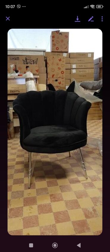 Fotelje: ⭐️Fotelja Shell ⭐️Cena 160e ⭐️Visina fotelje je 100 cm Sirina je 79cm na lalafo.rs — 4 Fotelje: ⭐️Fotelja Shell ⭐️Cena 160e ⭐️Visina fotelje je 100 cm Sirina je 79cm — 4