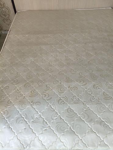 Двуспальные кровати: Двуспальная кровать, Б/у, С матрасом, длина - 200 см — 7