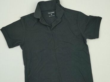 czarne t shirty z nadrukiem: Koszulka polo, Primark, XS, stan - Bardzo dobry