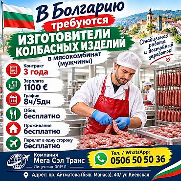 европага жумуш: Жумуш - Болгария, Курулуш жана өндүрүш, Тамактануу — 1