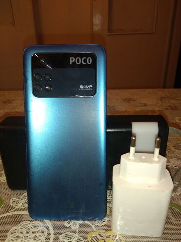 поко м5 с: Poco M4 Pro, Колдонулган, 256 ГБ, түсү - Көк, 2 SIM