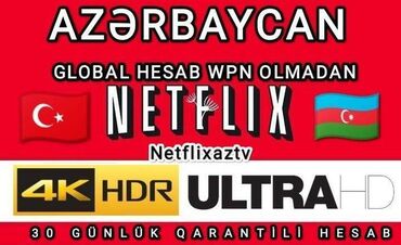 eken ultra hd: ● Netflix Premium hesabı (4K Ultra HD) 5 ildir artıq satışlarımız