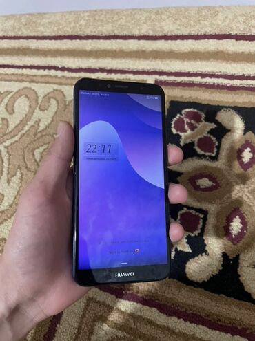 Huawei: Huawei Y8s, Б/у, 16 ГБ, цвет - Синий, 2 SIM
