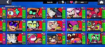 gence is elanlari 2026: Brawl Stars hesabı – yüksək səviyyəli, zəngin kontentli Əsas — 6