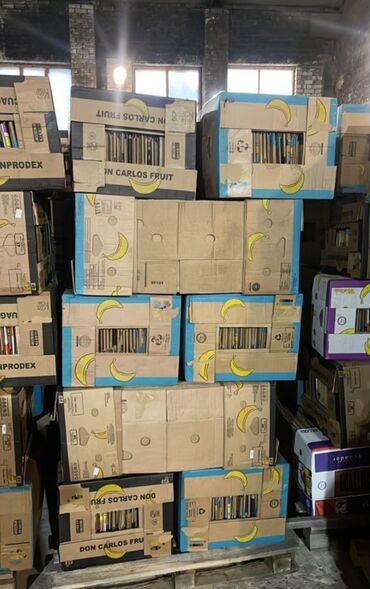 продаю бу: Продаю банановые коробки с под бананов один раз испозывальис в
