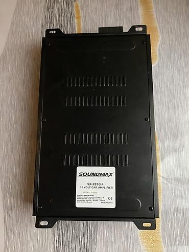 yeni zeng mahnıları: Soundmax SX-2850.4 12V avtomobil gücləndiricisi. 4 kanallı avto audio — 1