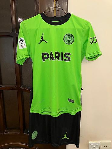 neymar: PSG (Paris Saint‑Germain) futbol forması dəsti - Rəng: neon yaşıl — 4