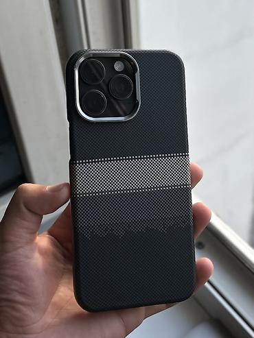 esim: IPhone 15 Pro Max, Б/у, 256 ГБ, Black Titanium, Чехол, 82 % — 10