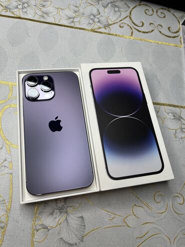 сколько стоит ноутбук apple в бишкеке: IPhone 14 Pro Max, Колдонулган, 256 ГБ, Deep Purple, Коргоочу айнек, Каптама, Кабель, 83 %