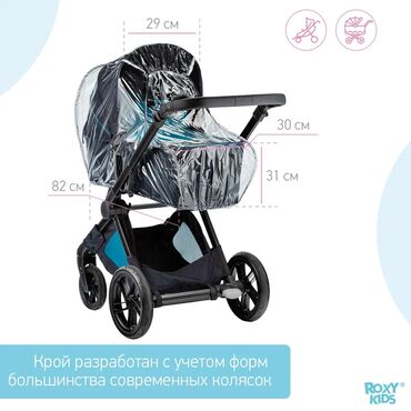 Другие товары для детей: Дождевик на коляску со светоотражателем Погода бывает капризной — 10