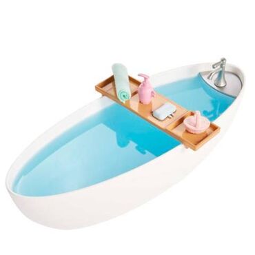 Igračke: Kao nov Barbi spa set kupatilo s kadom, spa i kupkama za lutke set — 6