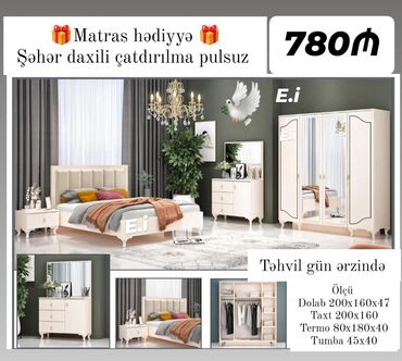 Masa və oturacaq dəstləri: Yataq desti yeni