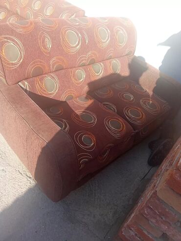 matis dvosed trosed i fotelja: Three-seat sofas, color - Red, Used