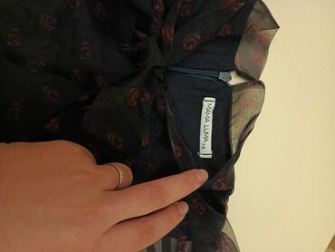 Ətəklər: Qız uşaqları üçün - Dizayn: Tünd göy fon üzərində qırmızı qızılgül -da lalafo.az — 5 Ətəklər: Qız uşaqları üçün - Dizayn: Tünd göy fon üzərində qırmızı qızılgül — 5