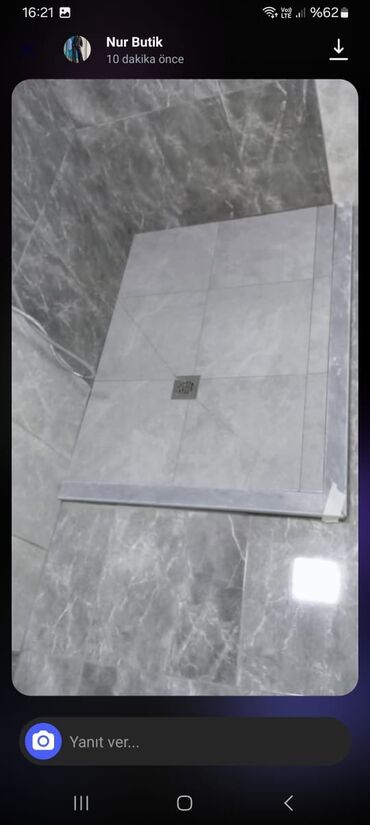 Duş poddonları: Duş gövdəsi/qabının hazırlanması – keramika və mərmər plitələrdən — 29